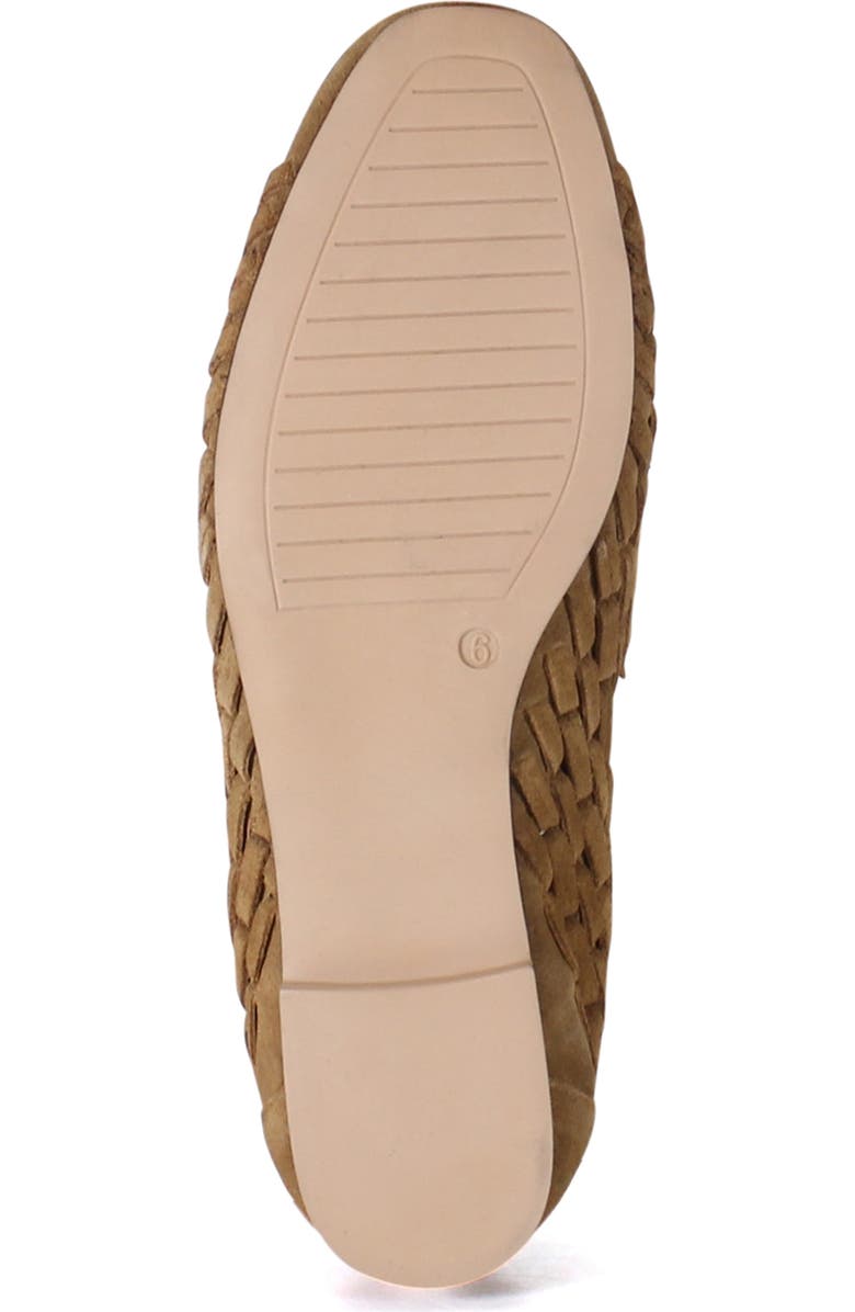 Diba True AGE LESS Woven Suede Flat Loafer, Alternate, color, Whiskey