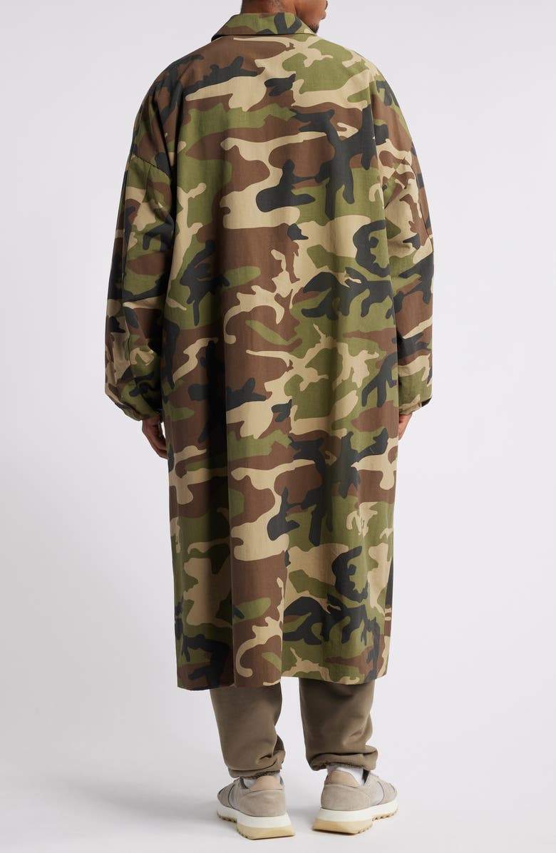 Fear of God Essentials Gender Inclusive Camo Car Coat, Alternate, color,
