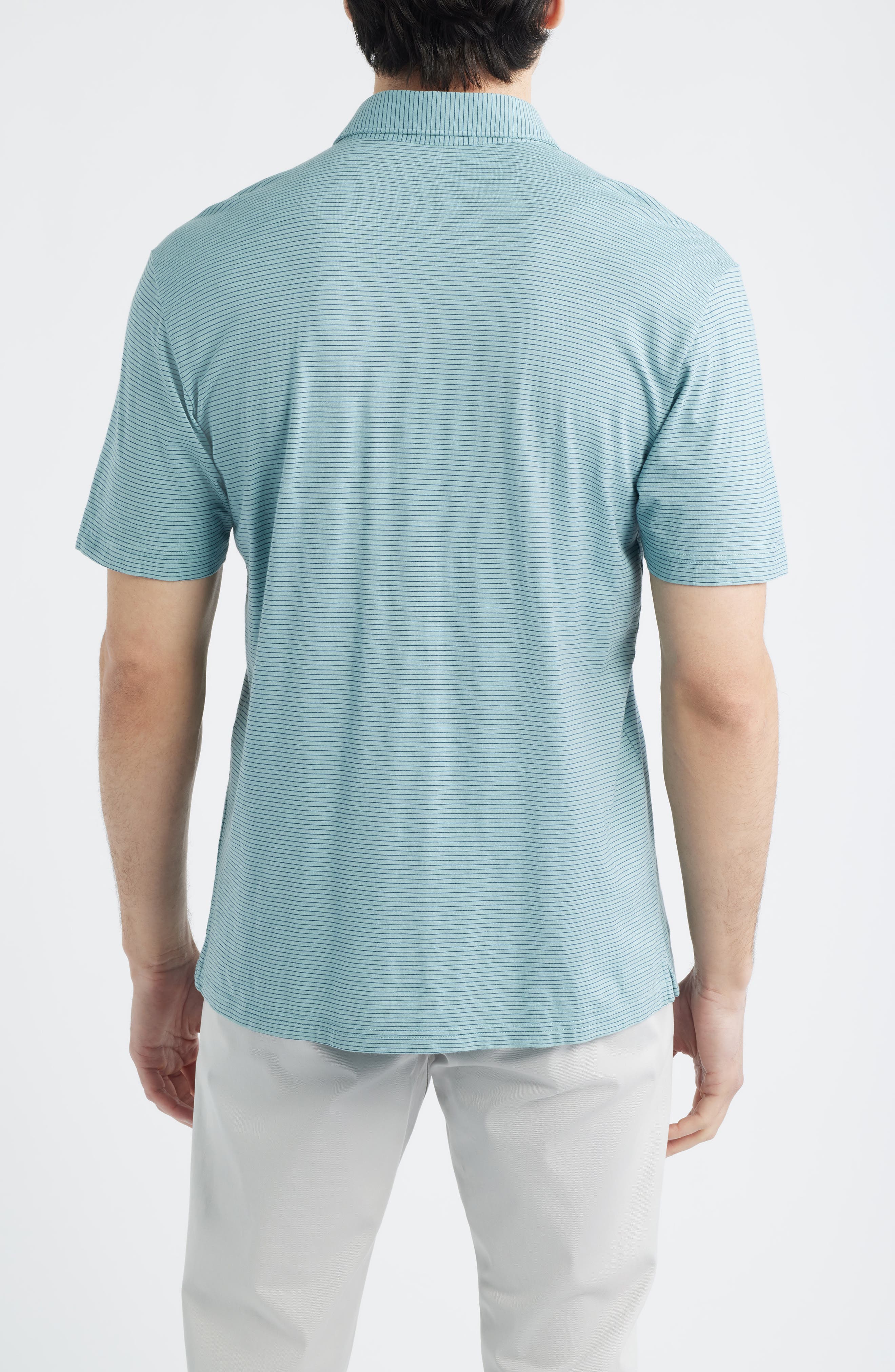 Crown Crafted Journeyman Stripe Pima Cotton Polo - image 4