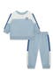 Colorblock Sweatshirt & Pants Set