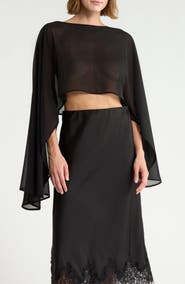 Renee C Sheer Poncho