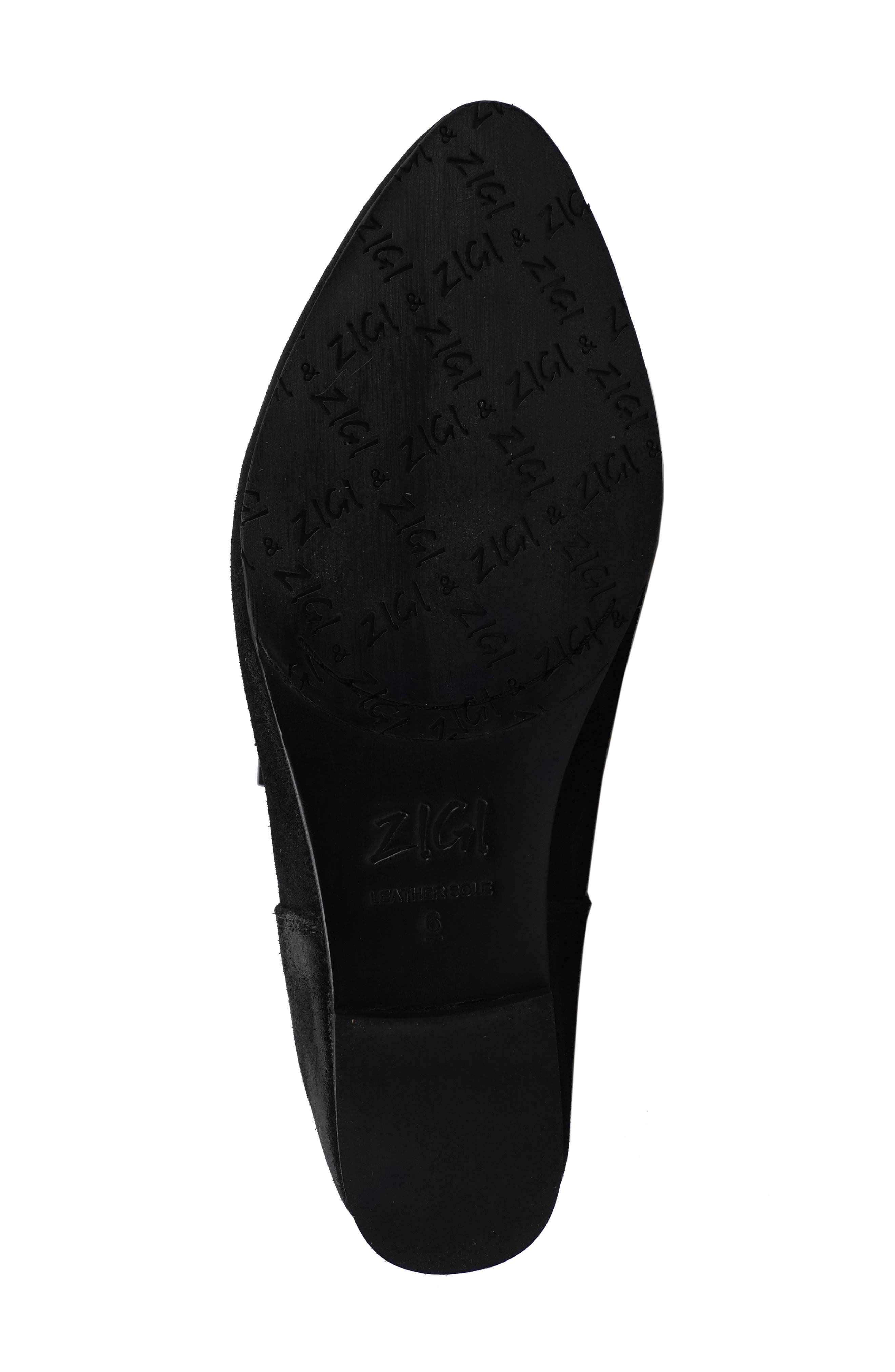 ZIGI Brindle Hidden Wedge Boot, Alternate, color, Black Suede