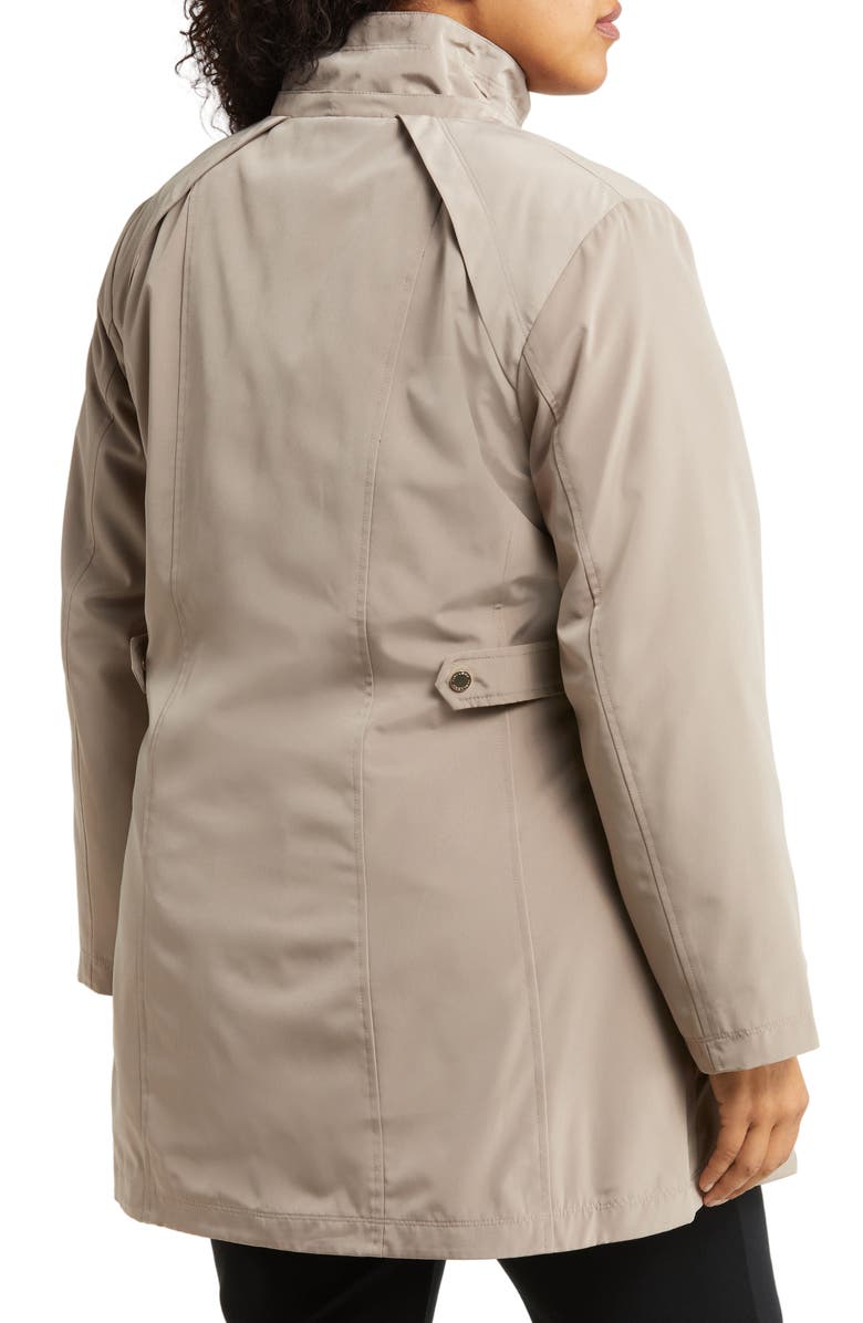 Gallery Water Resistant Rain Jacket, Alternate, color, Taupe