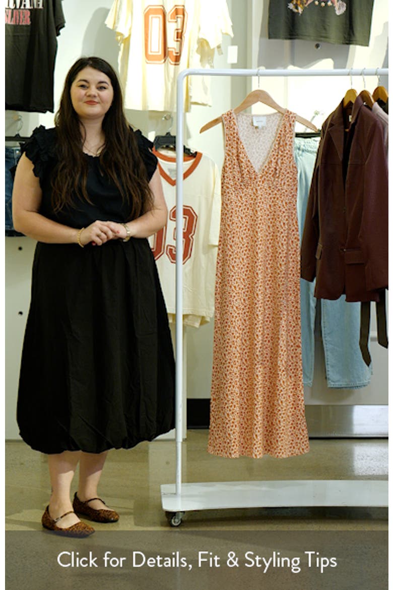 Brayden Floral Print Sleeveless Maxi Dress video