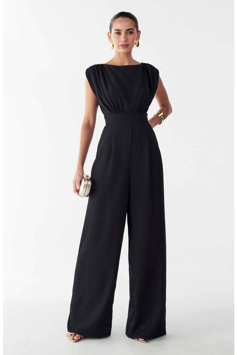 Stella Jumpsuit, Alternate, color, BLACK