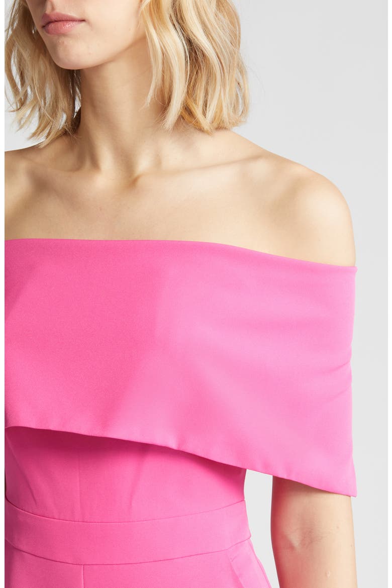Off the Shoulder Jumpsuit, Alternate, color, PINK