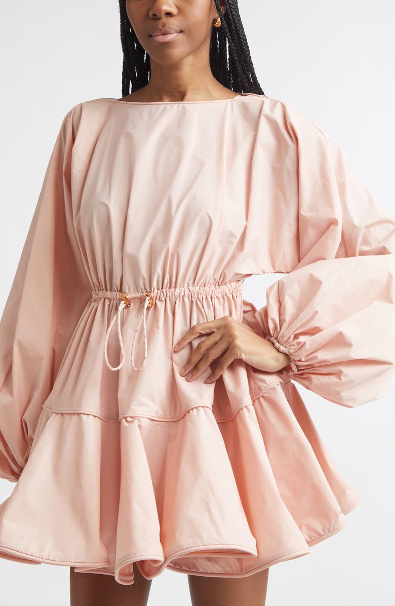 Zimmermann Alchemy Long Sleeve Minidress, Alternate, color, Peach