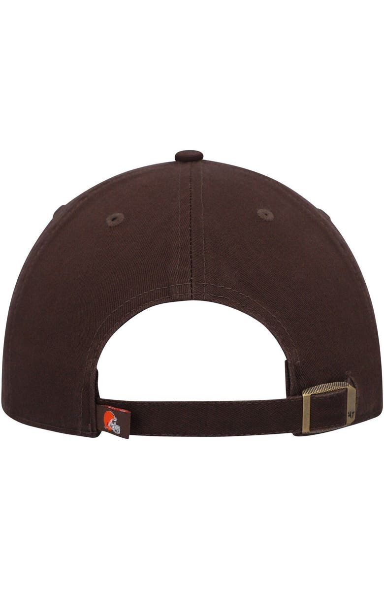 '47 Men's '47 Brown Cleveland Browns Clean Up Team Script Adjustable Hat, Alternate, color, 