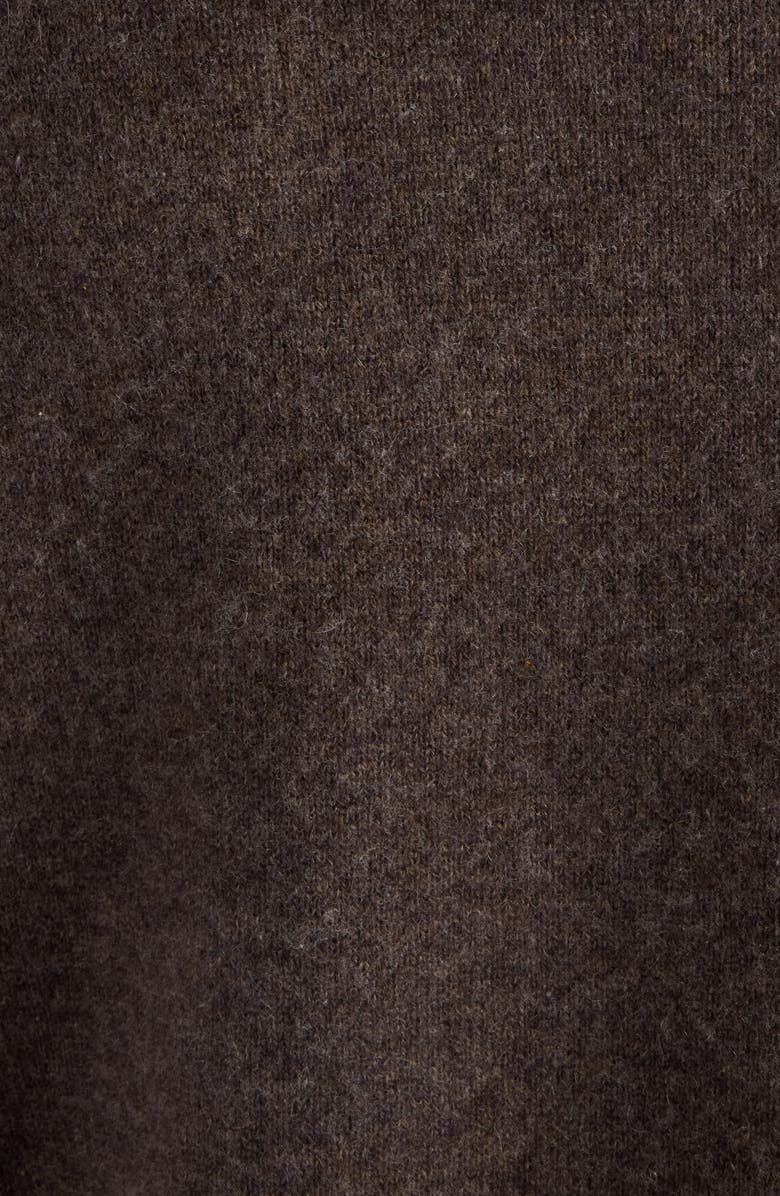 Acne Studios Klama Hooded Cashmere Blend Sweater, Alternate, color, Walnut Brown