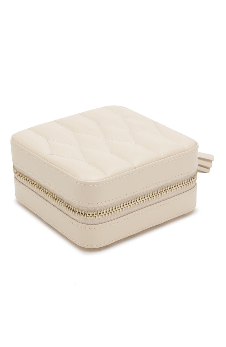 WOLF Caroline Zip Travel Case, Alternate, color, Ivory