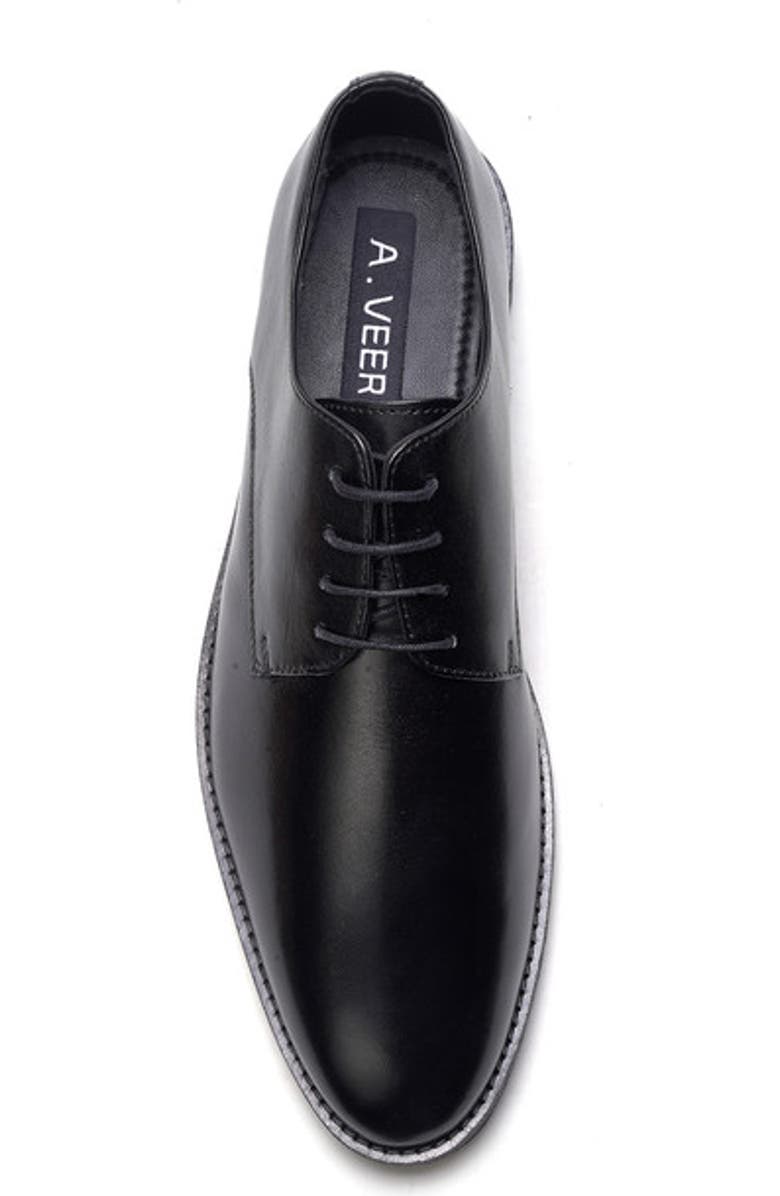 A. Veer Rowan Derby, Alternate, color, Black Leather