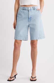 FRAME The Trouser Denim Shorts