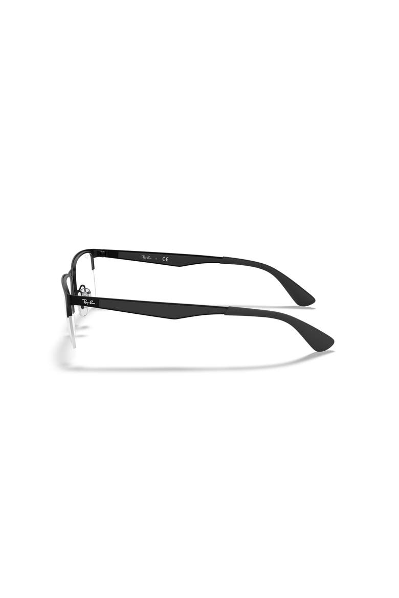 58mm Rectangle optical glasses, Alternate, color, Black