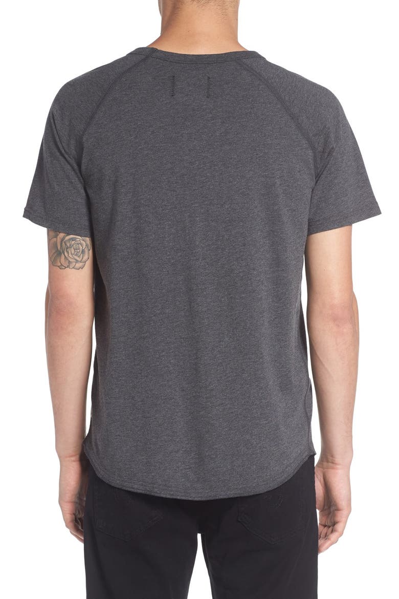 Lightweight Jersey Raglan T-Shirt, Alternate, color, CHARCOAL
