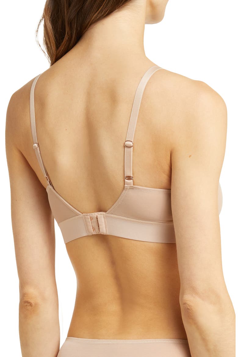 Passion Plunge Mesh Bralette, Alternate, color, NYLON