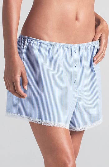 Cotton Poplin Sleep Shorts