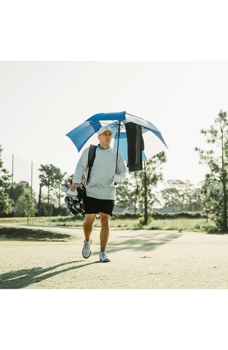 BAG BOY 62 Inch Guardian 2.0 Umbrella, Alternate, color, Black/White