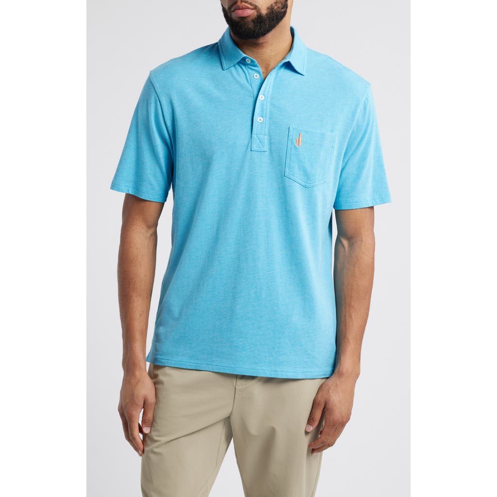 Johnnie-o Heathered Original 2.0 Pocket Polo In Maya