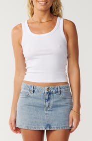 Rip Curl Aggie Hipster Denim Miniskirt
