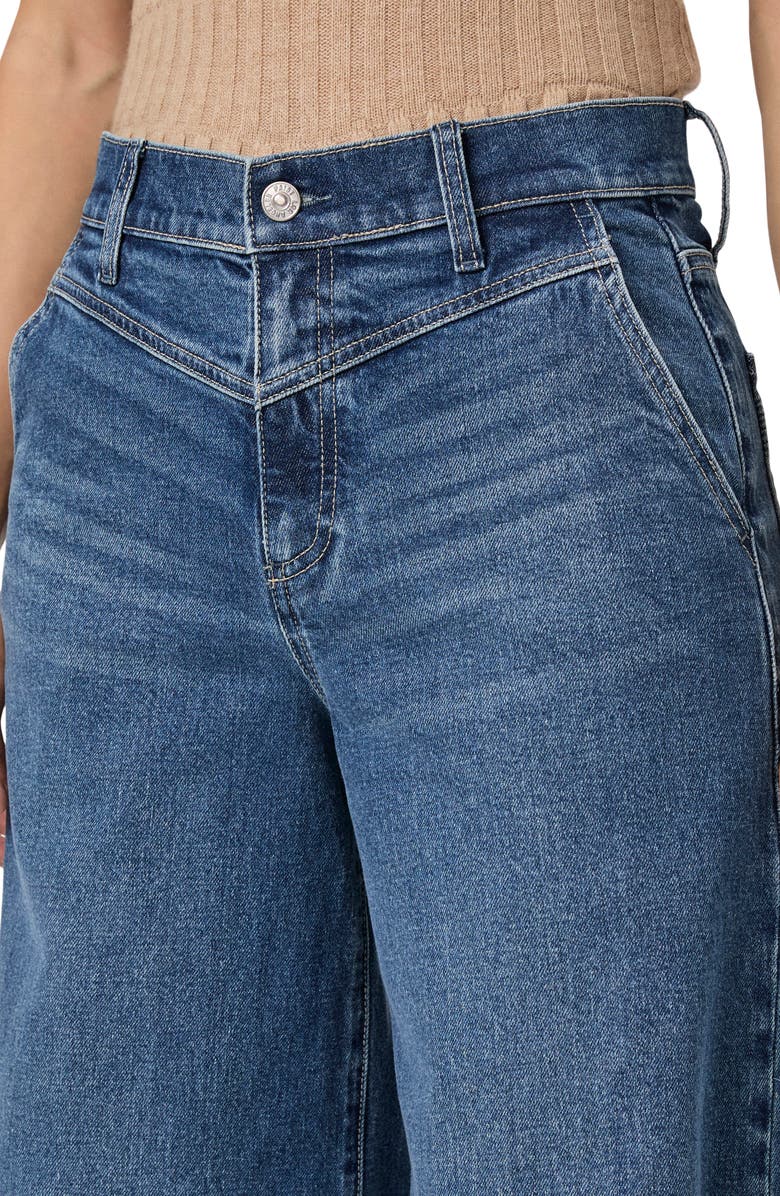 PAIGE Cameron V-Yoke High Waist Super Wide Leg Jeans, Alternate, color, Katerina