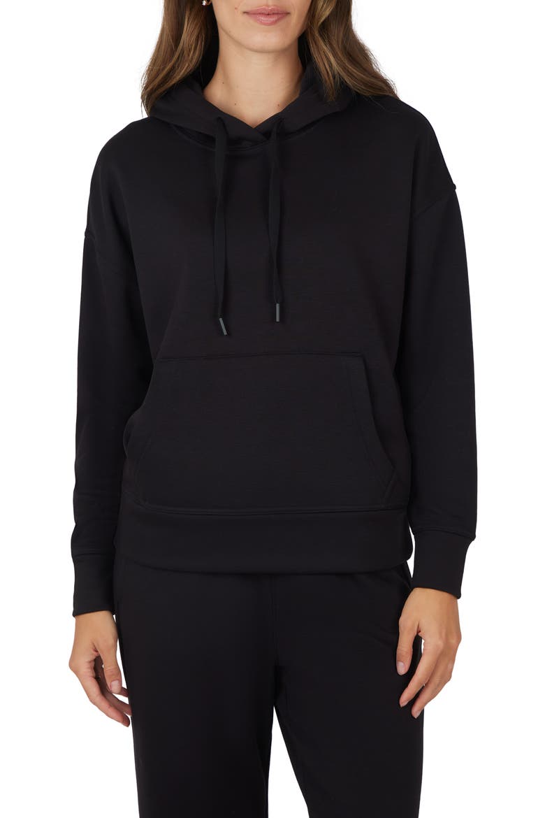 Year Round Scuba Fleece Hoodie, Main, color, BLACK