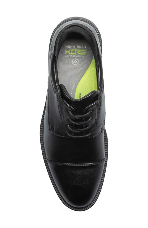 Nunn Bush Kore Hero Cap Toe Derby In Black