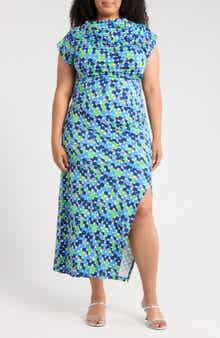 Renee C Ruched Cap Sleeve Body-Con Dress