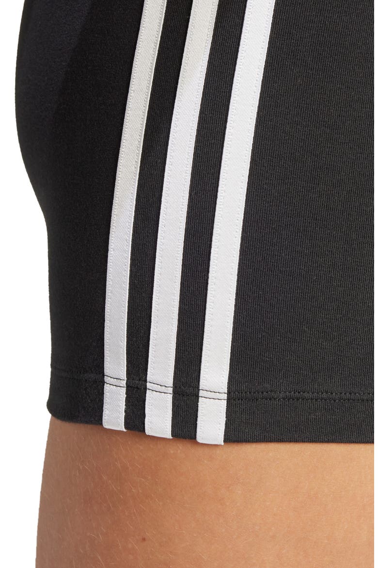 Adicolor 3-Stripes Bike Shorts, Alternate, color, BLACK