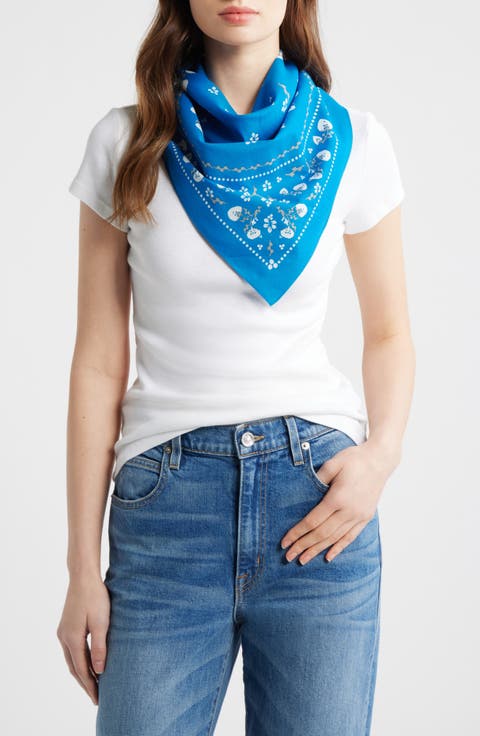 Floral Western Bandana