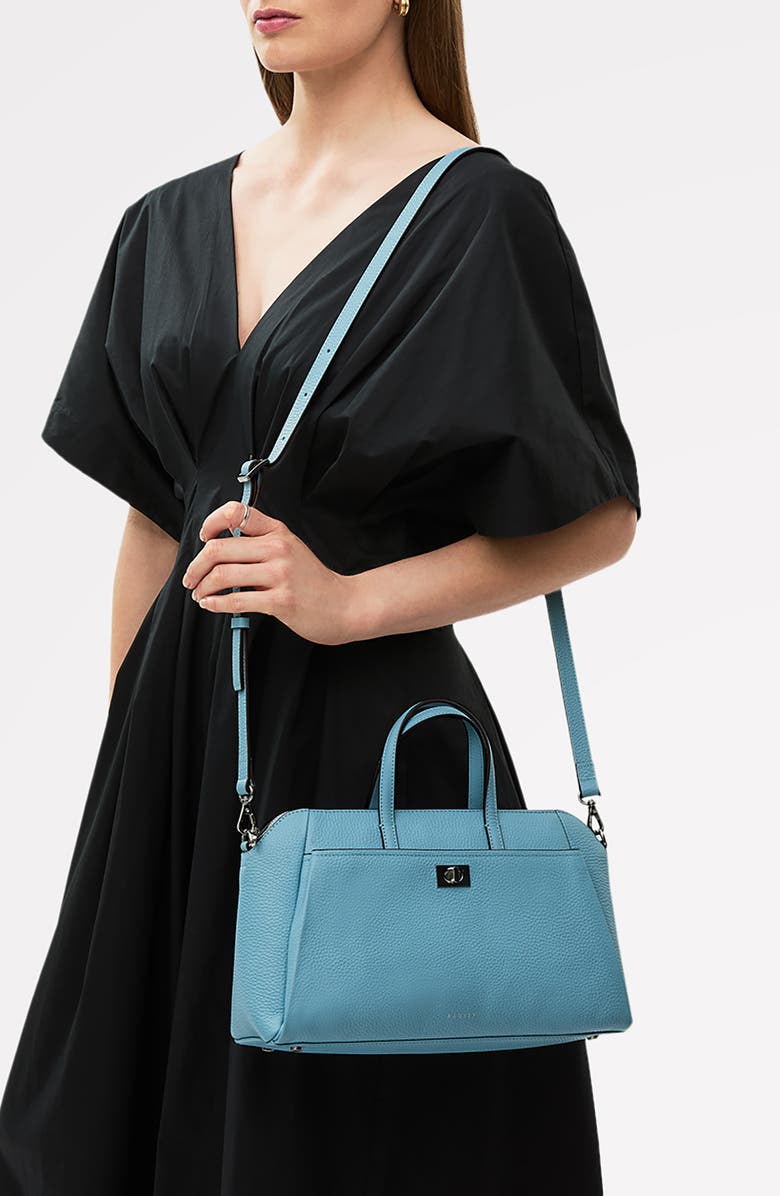 Radley Brook Avenue Pebbled Leather Small Satchel, Alternate, color, Cameo