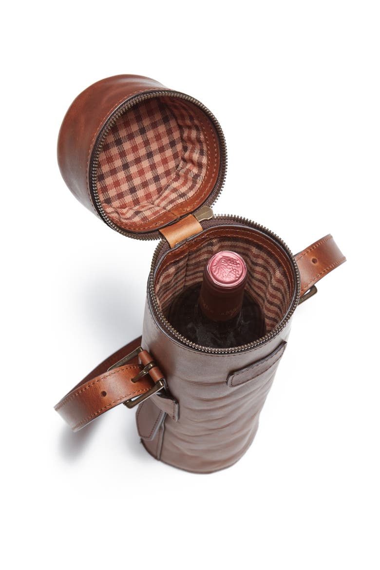 Bellevue Leather Bottle Bag, Alternate, color, Espresso