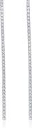 SUZY LEVIAN Cubic Zirconia Linear Drop Earrings
