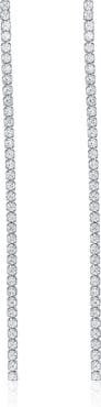 SUZY LEVIAN Cubic Zirconia Linear Drop Earrings