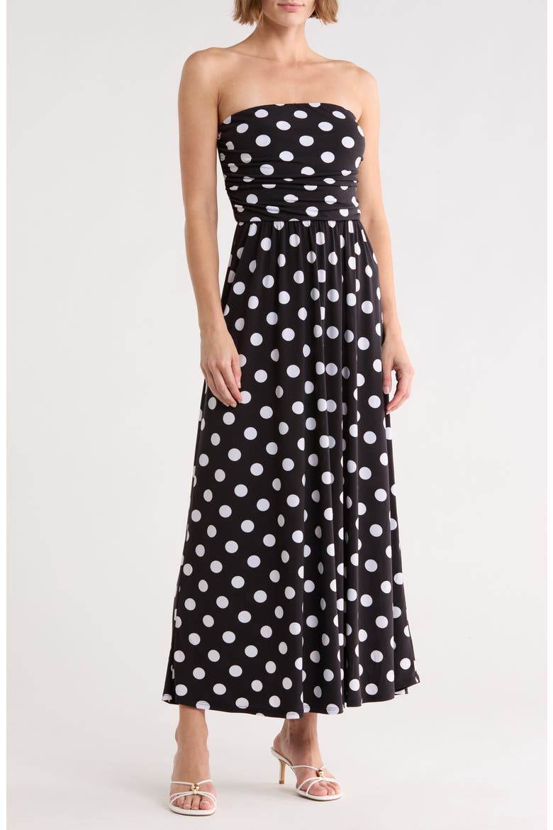 west kei strapless maxi dress West K Jones Tube Maxi Dress - Green