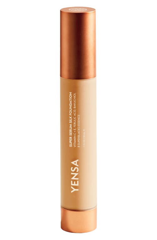 YENSA Super Serum Silk Natural Glow Hydrating Peptide Foundation for Radiant Skin in Medium Golden 