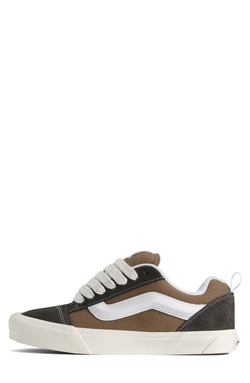 Vans Knu School Color Blocking Sneaker In Brown