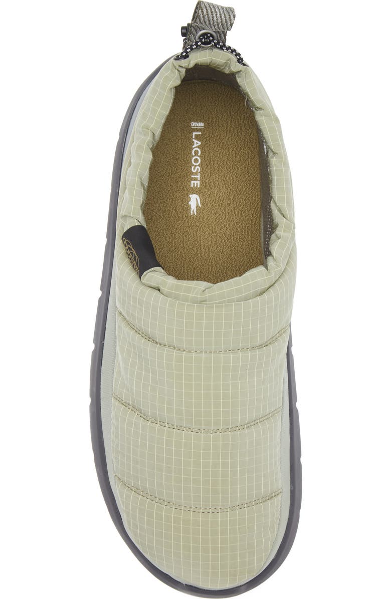 Lacoste Serve 2 Slipper, Alternate, color, Light Green/ Dark Grey