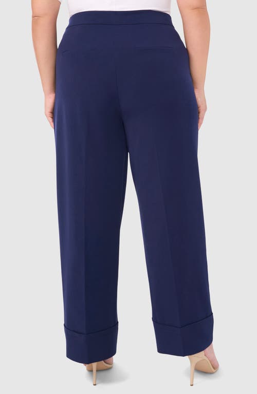 Halogen ® Cuffed Wide Leg Pants In Classic Navy