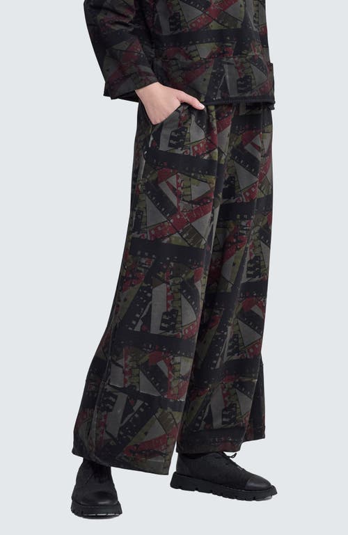 Luukaa Fiona Voluminous Balloon Pants In Multi