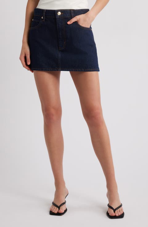 The Denim Miniskirt (Rinse)