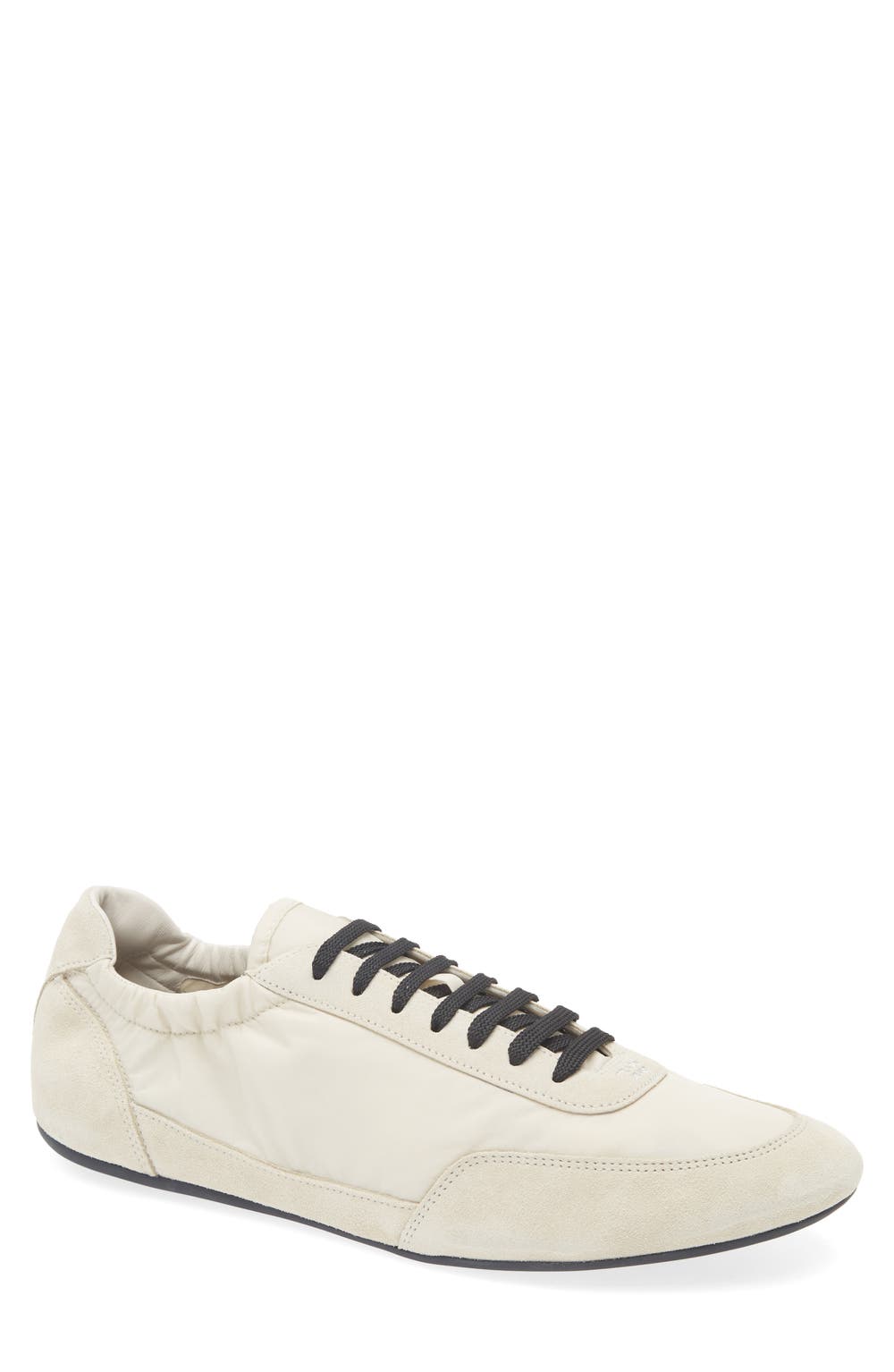 Collapse Mixed Media Low Top Sneaker, color, AVORIO