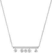 HEARTS ON FIRE Barre Pendant Necklace