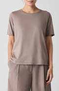 Eileen Fisher Crewneck Organic Cotton T-Shirt