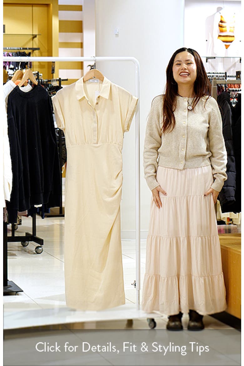Ruched Maxi Shirtdress video