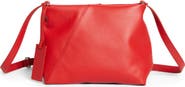 MM6 Maison Margiela Folded J Leather Shoulder Bag