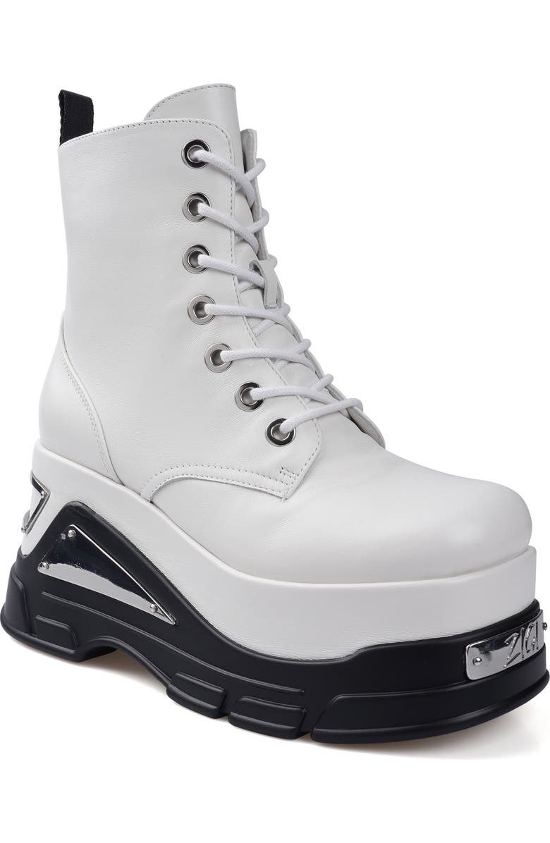 ZIGI Cataleya Platform Combat Boot, Main, color, Off White Leather