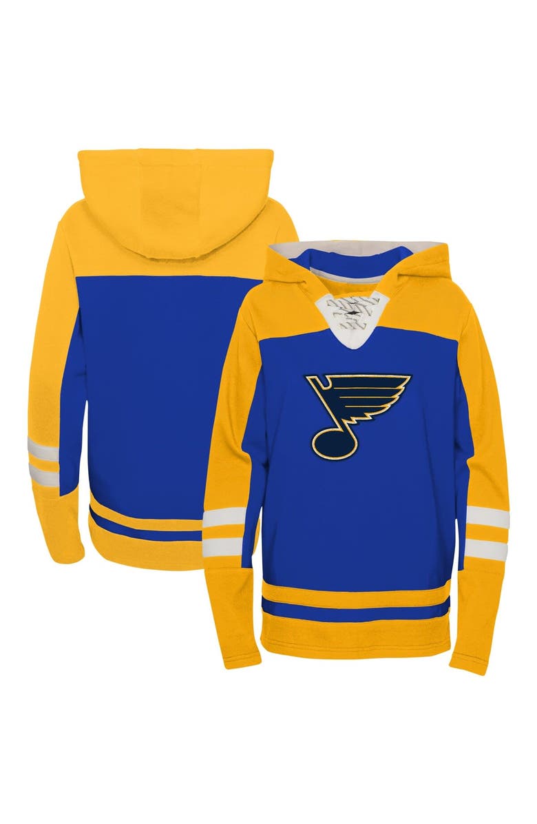 Outerstuff Preschool Blue St. Louis Blues Ageless Revisited Lace-Up V-Neck Pullover Hoodie, Main, color, Blue
