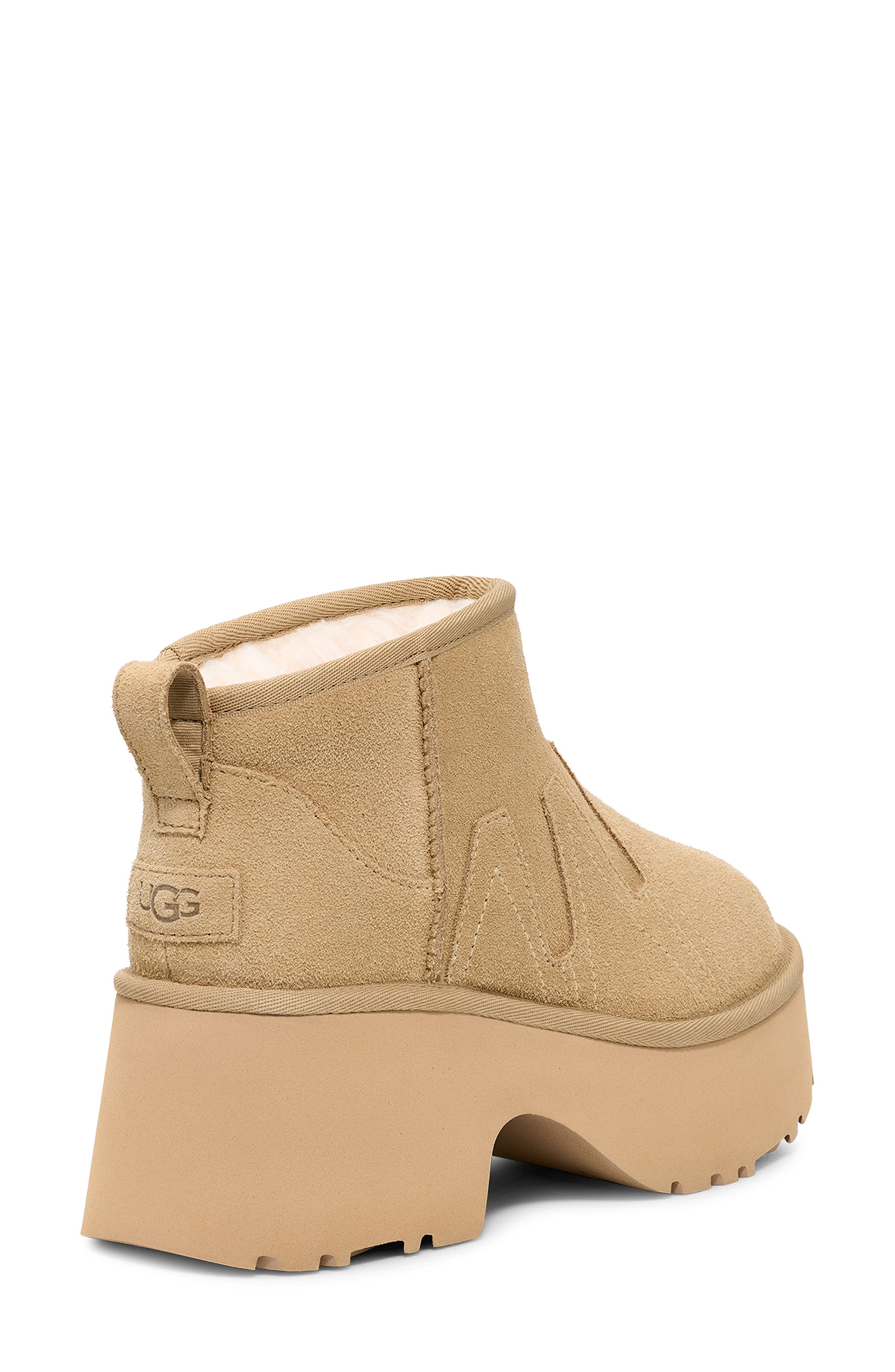 UGG<sup>®</sup> Ultra Mini New Heights Sunwave Platform Boot, Alternate, color, 
