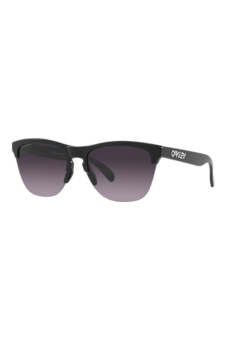 Frogskins Lite 63mm Oversized Round Sunglasses, Alternate, color, MATTE BLACK