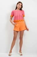 Trina Turk Playa Largo Wavy Knit Top